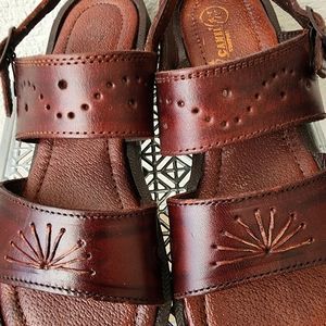 Camel Genuine Leather Handmade Open Toe Sandals Size 37 (US Size 6.5) NWOT